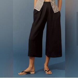 Anthropologie Linen Pleated Colette Trousers Size Small NWT